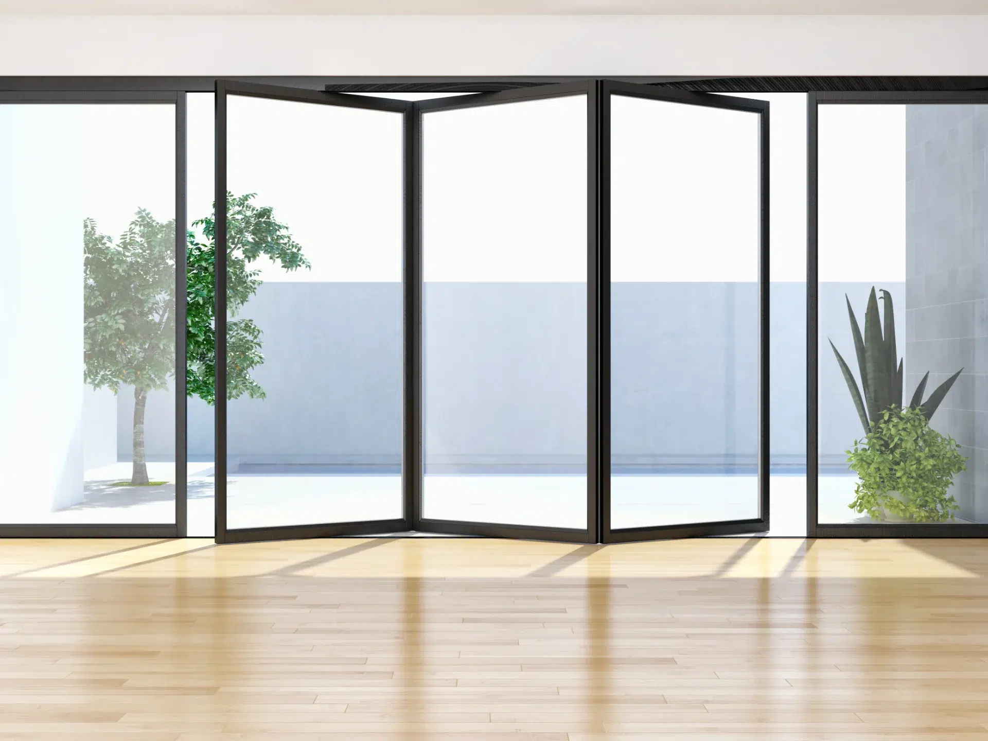 VLX 100 Bifold / Folding Door in Weston, FL | Sightline Windows & Doors Weston - detail 1