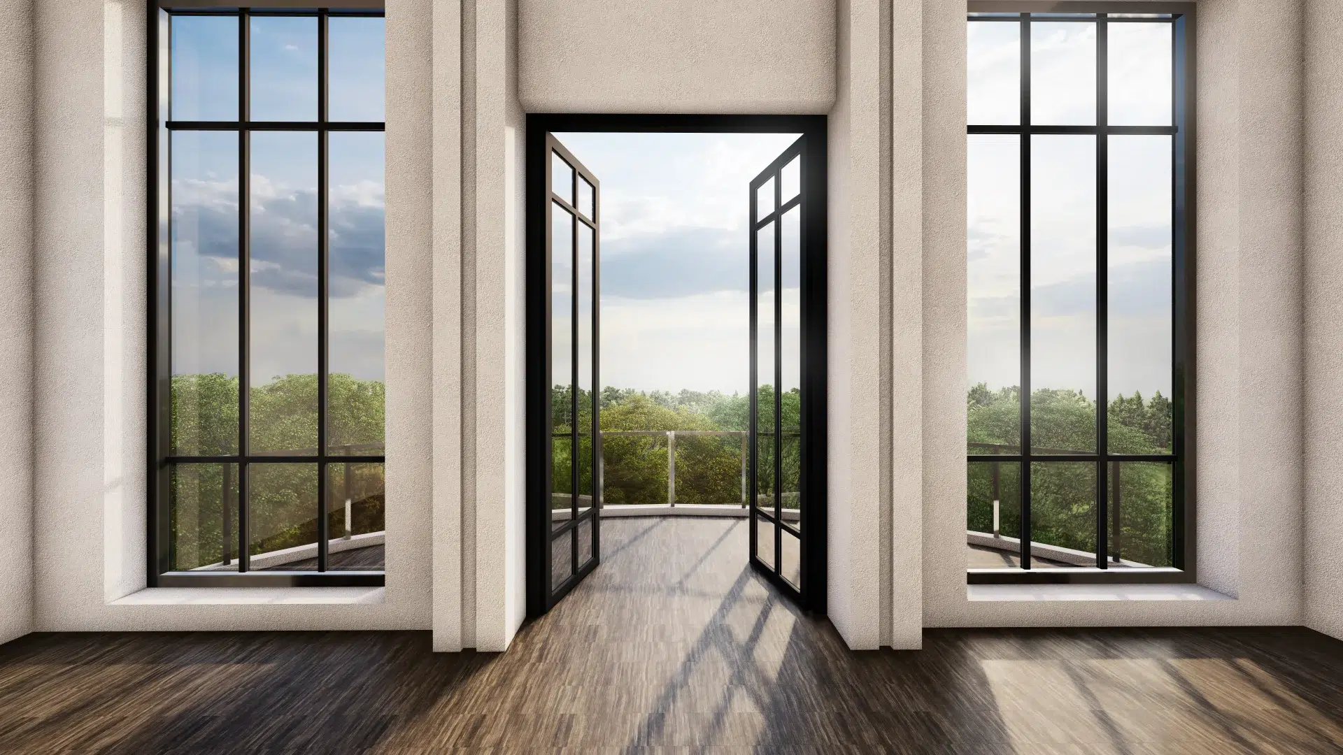 VLX 100 Double Swing / French Door in Weston, FL | Sightline Windows & Doors Weston - detail 1