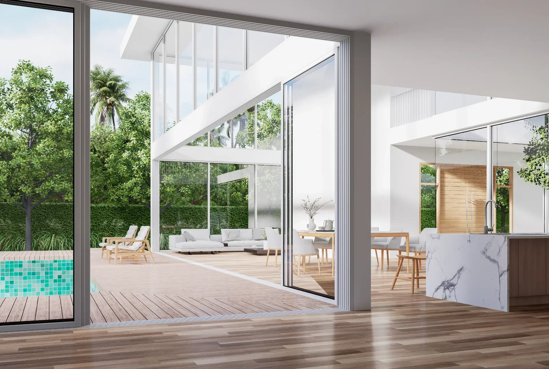 VLX 138 Panoramic Sliding Door in Weston, FL | Sightline Windows & Doors Weston - detail 1